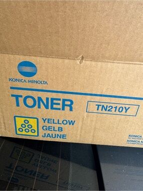Konica Minolta TN210 toner pack of 4 all brand new TN210Y/TN210C/TN210M/TN210K